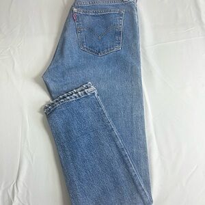 Levi’s 501 YK2 Skinny Jeans Women’s Big E Tag P.SF/color Blue Size 29x28 Fly B.